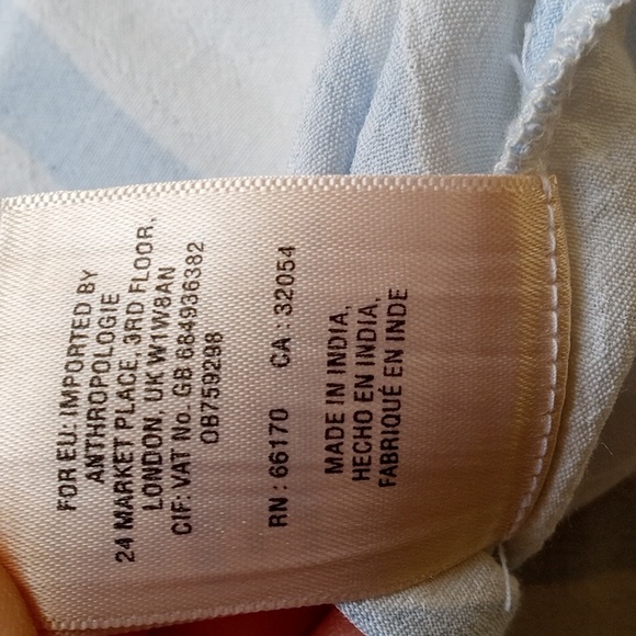 Anthropologie Akemi + Kin high neck embroidered keyhole blouse - Picture 6 of 11